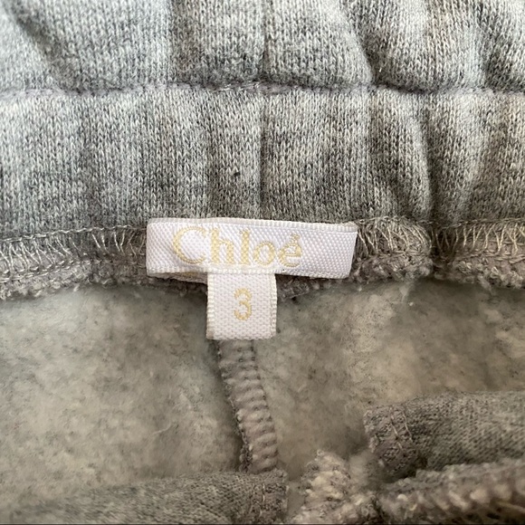 CHLOÉ kids logo trim hoodie and sweatpants. 3T - Picture 12 of 13